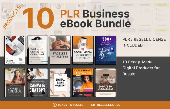 Download 10 Editable PLR EBooks for Online Biz - Online Collection