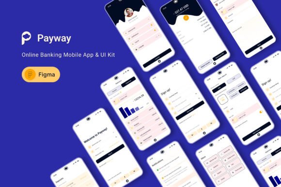 Download Payway - Online Mobile Banking App UI - Online Collection