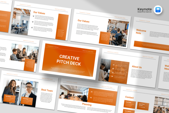 Download Creative Pitch Deck - Keynote Template - Pitch deck Collection