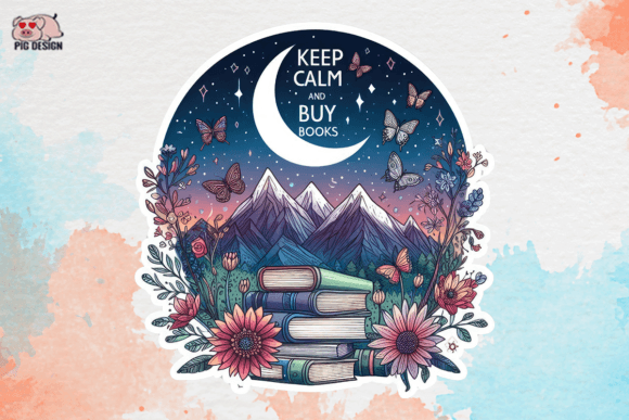 Download Keep Calm and Buy Books Sublimation - Premium Resources