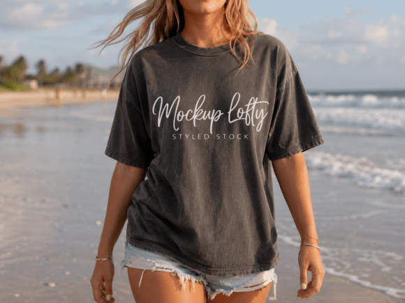 Download Pepper Comfort Colors 1717 Shirt Mockup - Premium Resources