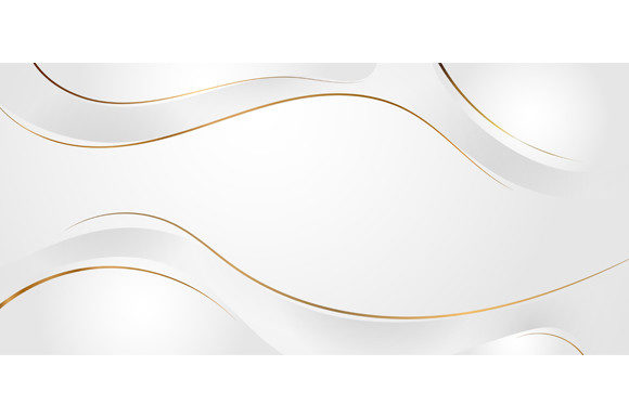 Download Abstract White Dynamic Waves Gold Line - Gold Collection