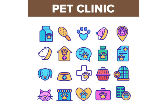 Download Pet Clinic Veterinary Collection Icons - Clinic Collection