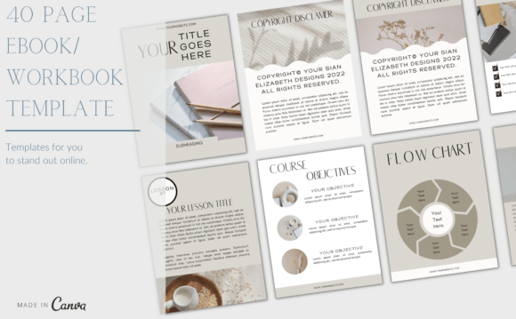 Download Canva Online Course Workbook Template - Online Collection